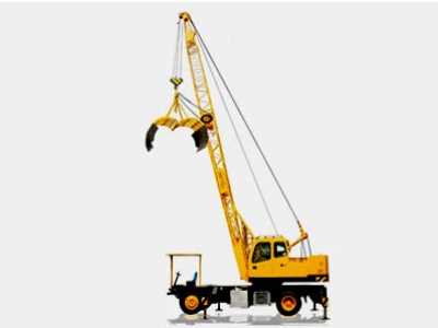 QLYS12HZ series hydraulic tire type truss boom grab cranes